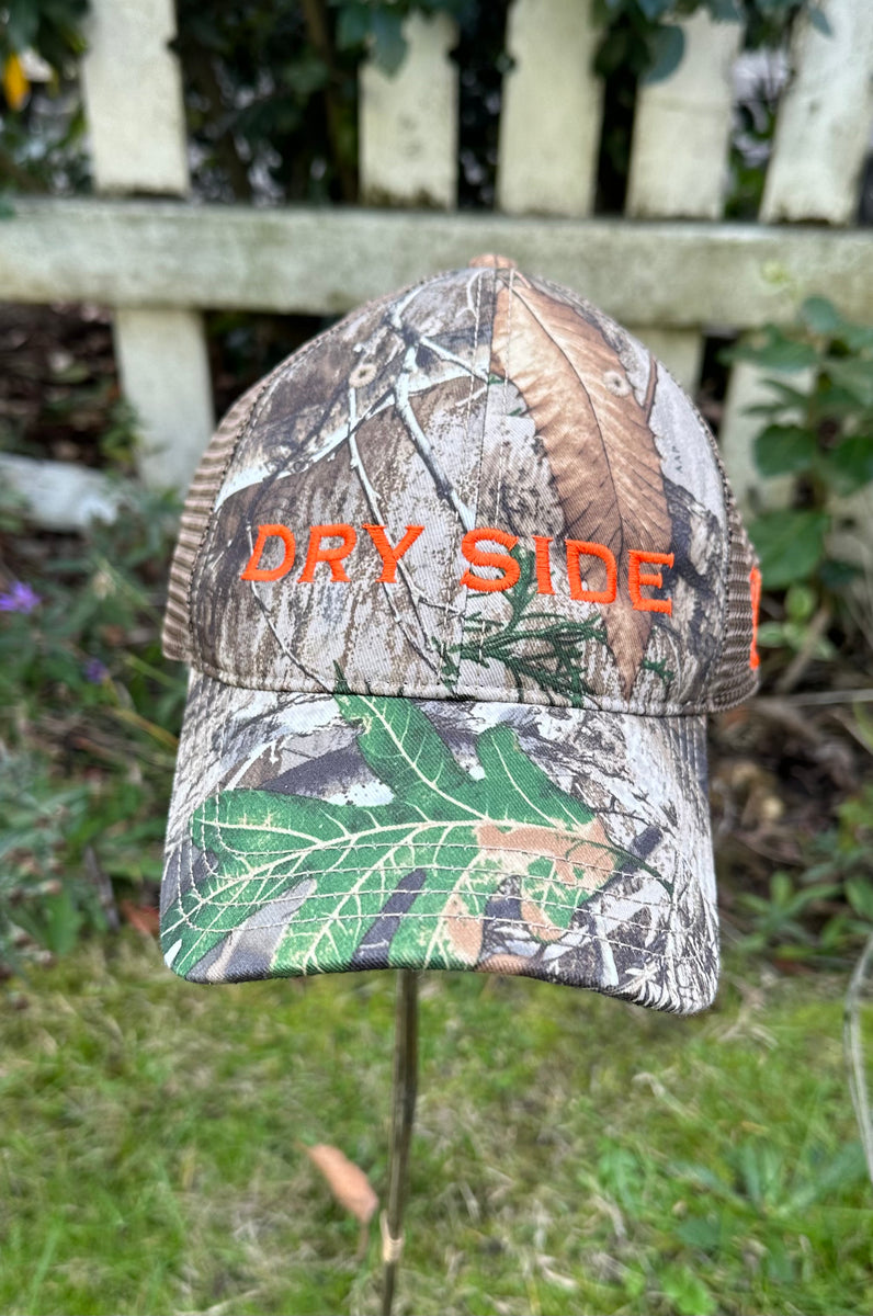 Dry Side Realtree Camo Orange Trucker Hat